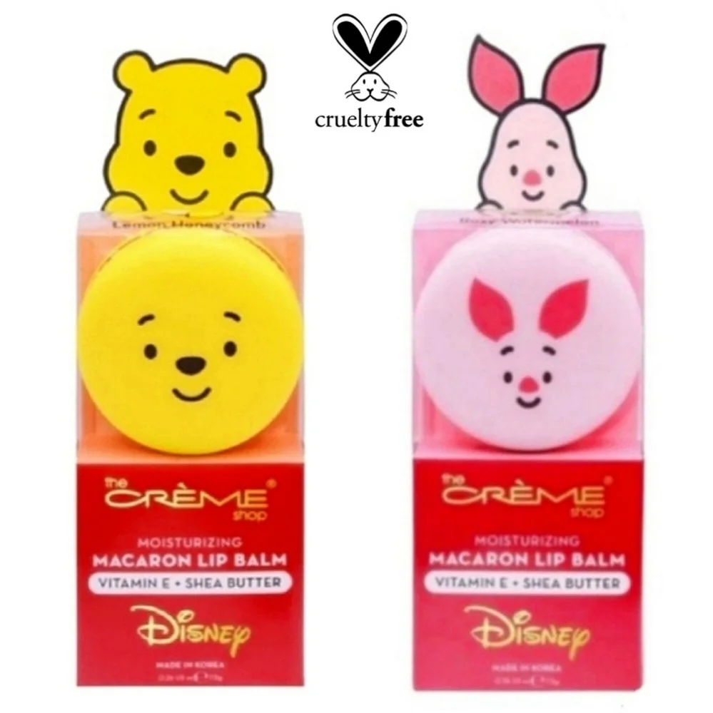 NEW Disney Winnie The Pooh & Piglet Macaron Lip Balms 👄 by The Creme Shop